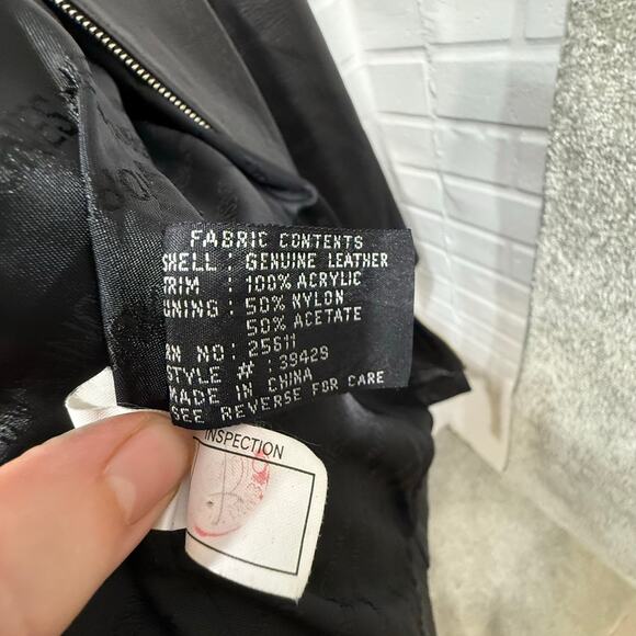 Vintage Jones New York Leather Jacket Black Belted Womens Lrg Classic Retro - Picture 8 of 13